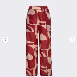 WRAY NYC Luna pant in deco sky NWT 1X XXL